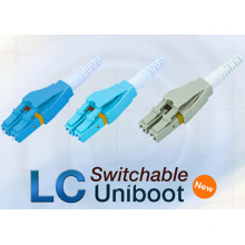 Conector de fibra óptica LC Uniboot